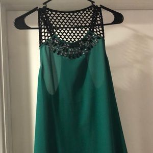 Emerald green tank top